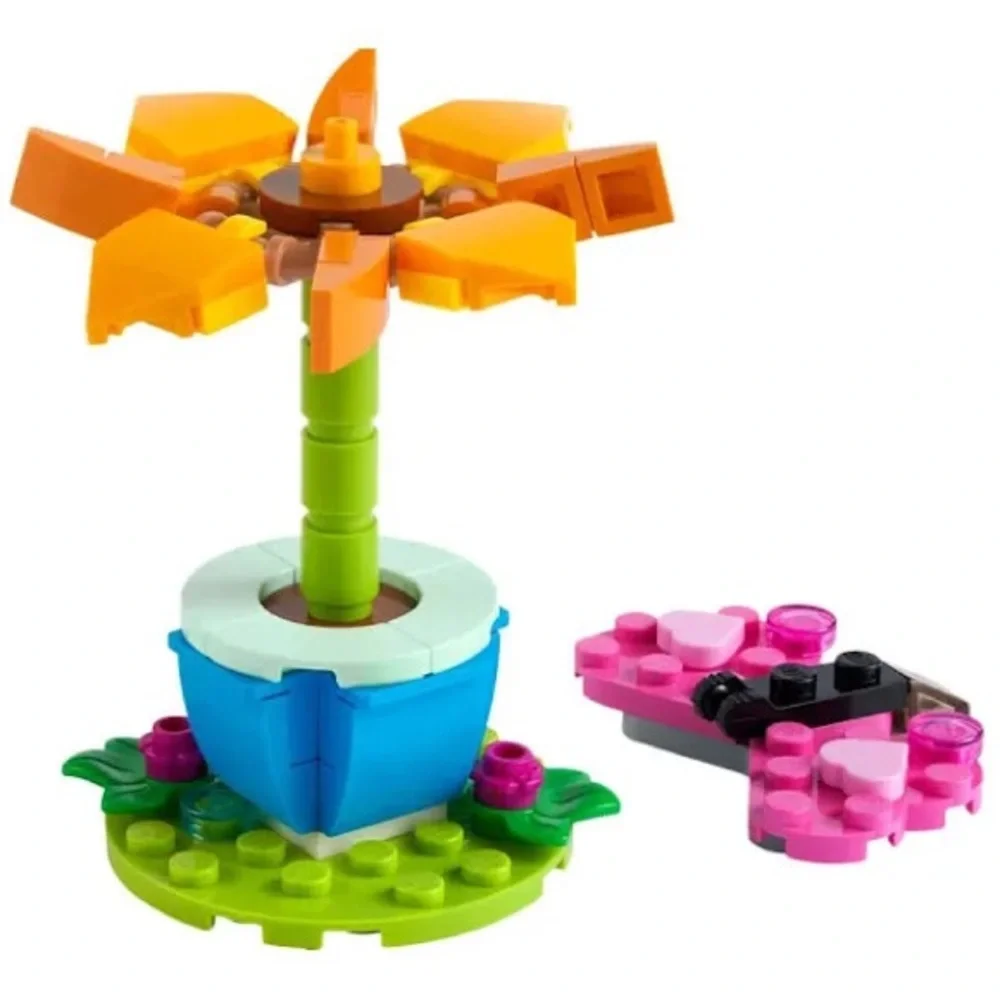 LEGO (RETIRED SET)Friends Garden Flower and Butterfly (30417), 57 Pieces, NIB